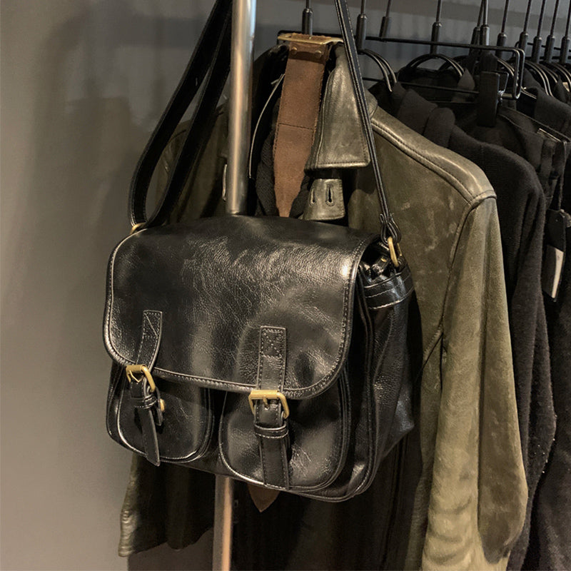 Women’s Retro Dark Academia Large Capacity Shoulder & Crossbody Bag