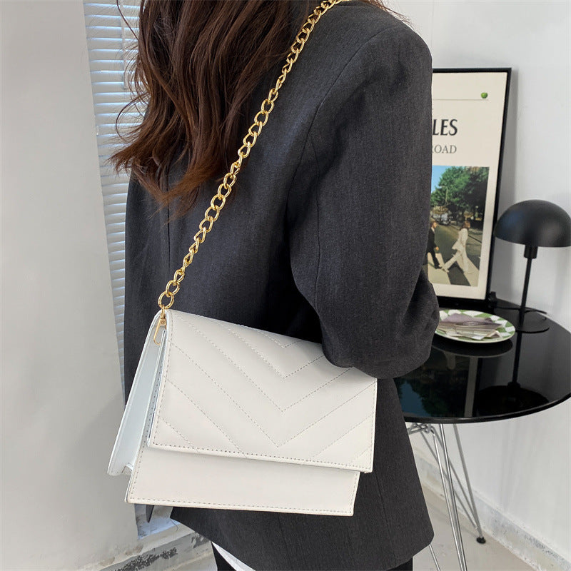 Women’s Large Capacity Chain Crossbody Bag - Fashion Versatile Square Shoulder Bag