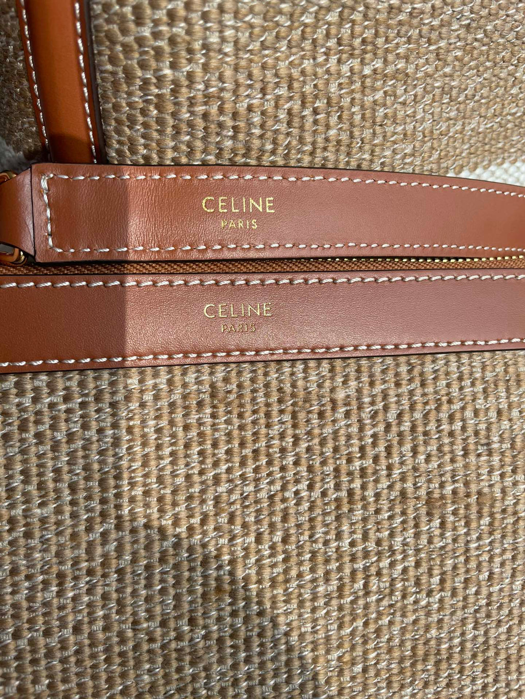 BUCKET 25 IN PRINTED CANVAS BROWN WHITE