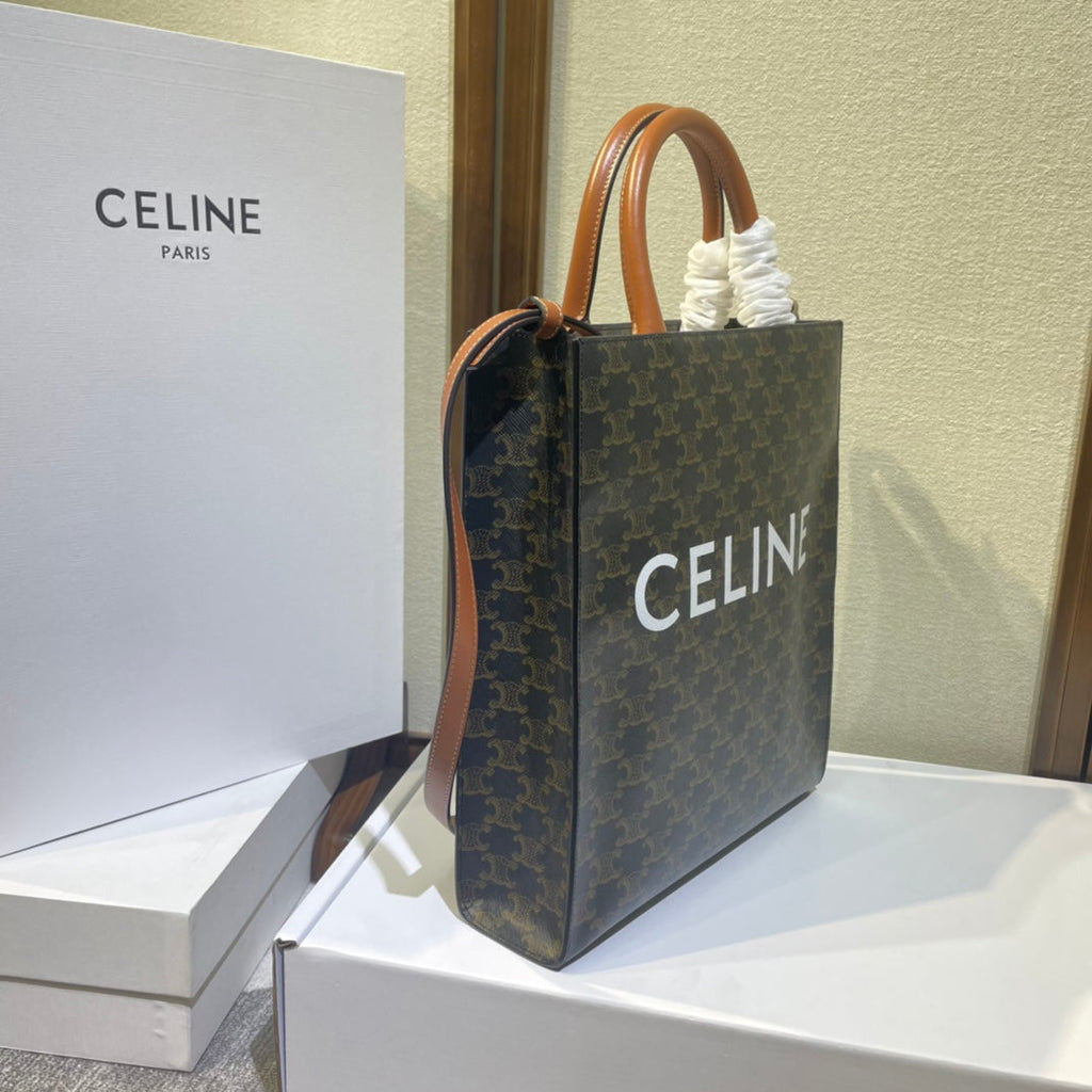 TRIOMPHE  32 BLUE IN PATTERN CALFSKIN