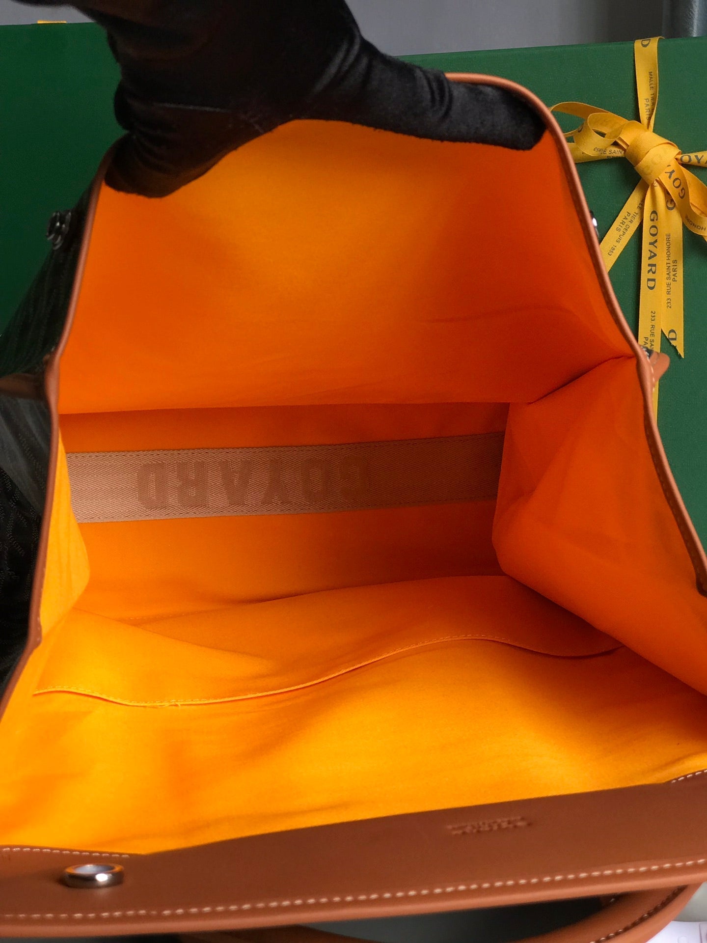 SAINT L¨¦GER BACKPACK 35 IN BROWN GOYARDINE CANVAS AND CALFSKIN WITH CARTOON PATCH