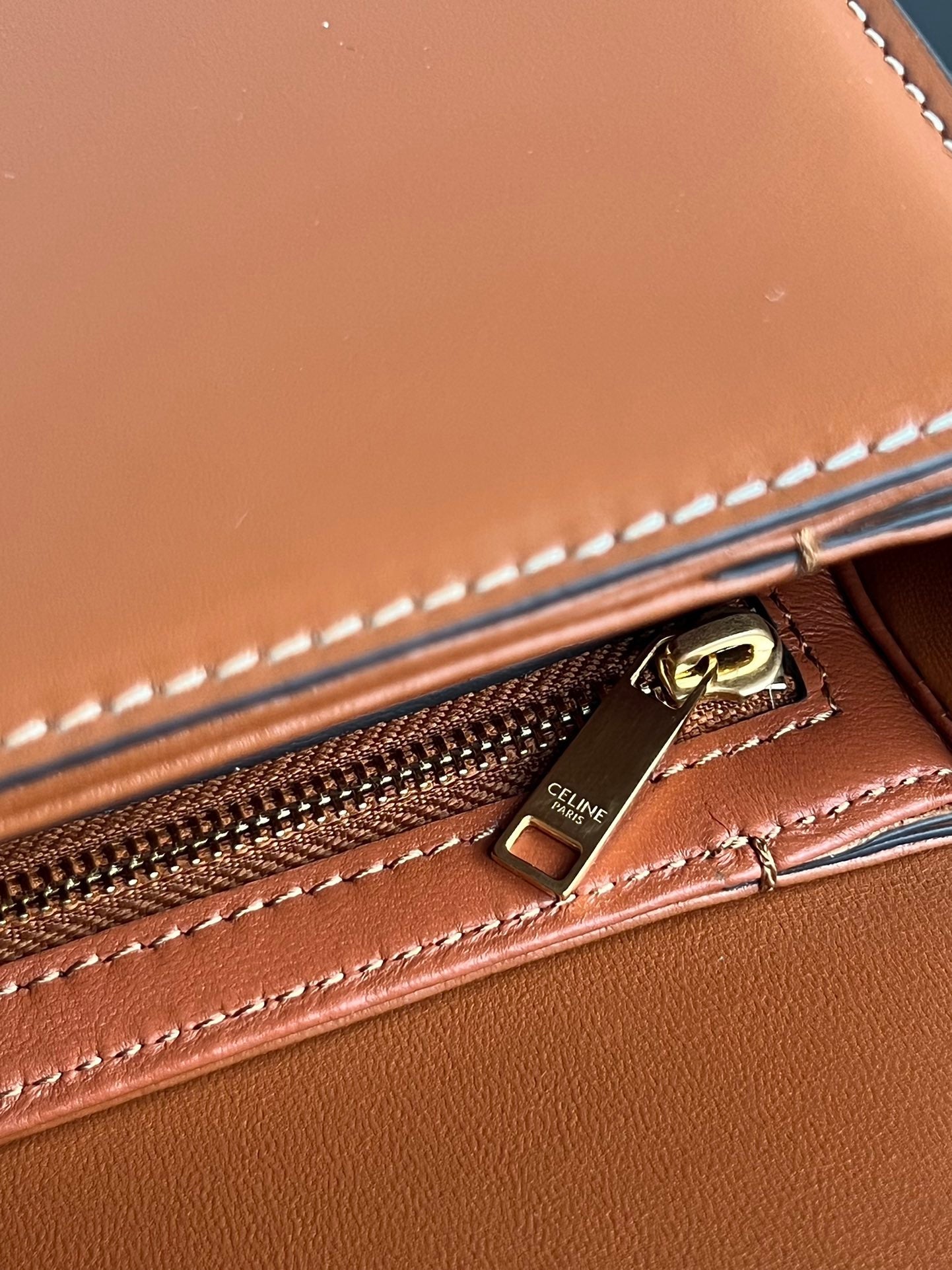 TRIOMPHE TEEN 18 CINNAMON BROWN COWHIDE