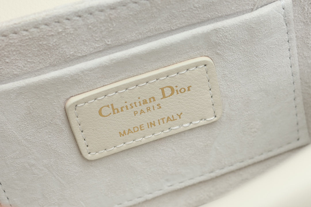 JOLIE TOP HANDLE BAG 19 IN WHITE CANNAGE CALFSKIN