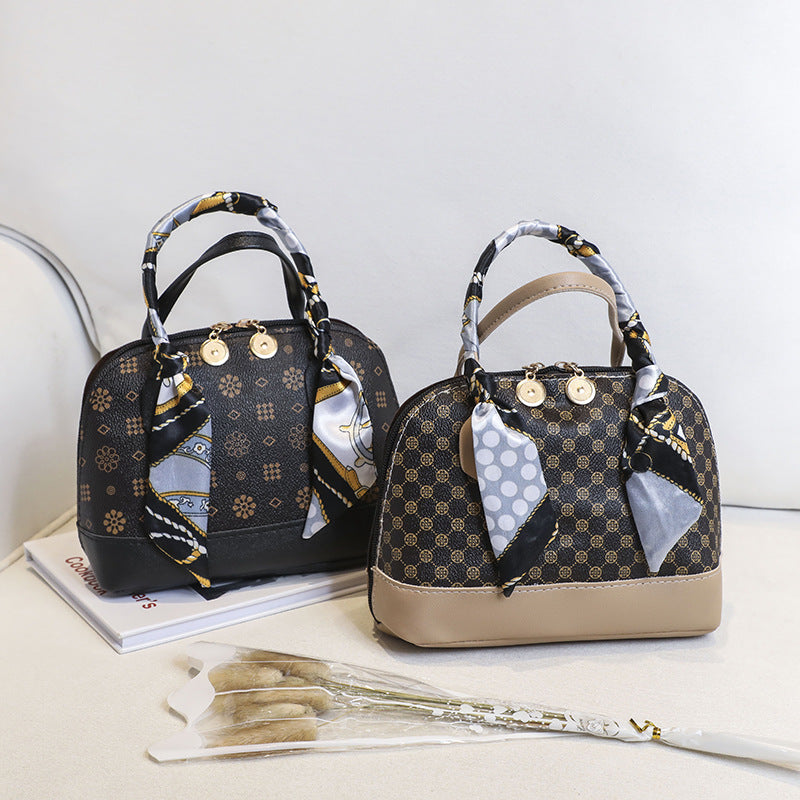 2025 Korean Style Color-Block Women's Handheld Mini Shoulder Wallet Bag