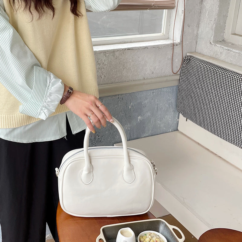 2025 Versatile Oil-Wax Leather Shoulder Handbag Crossbody Tote