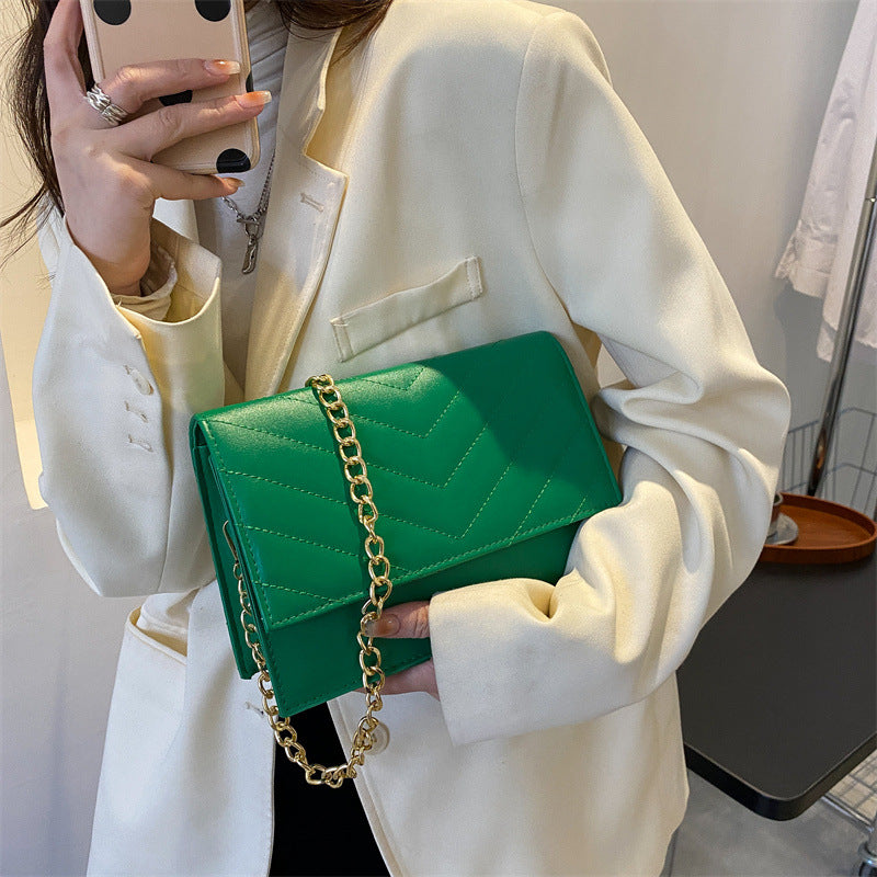 Women’s Large Capacity Chain Crossbody Bag - Fashion Versatile Square Shoulder Bag