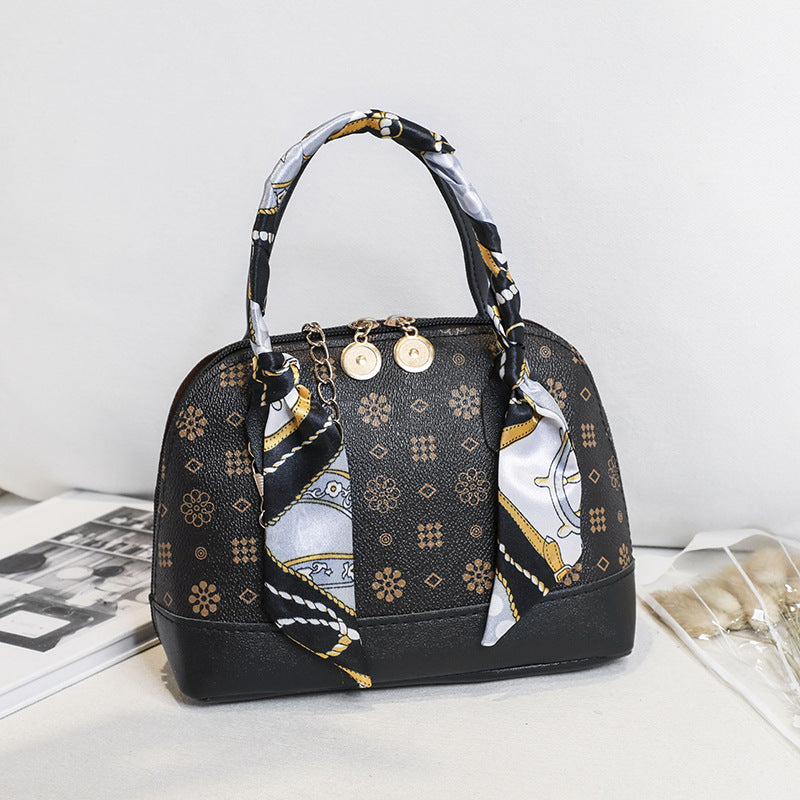 2025 Korean Style Color-Block Women's Handheld Mini Shoulder Wallet Bag