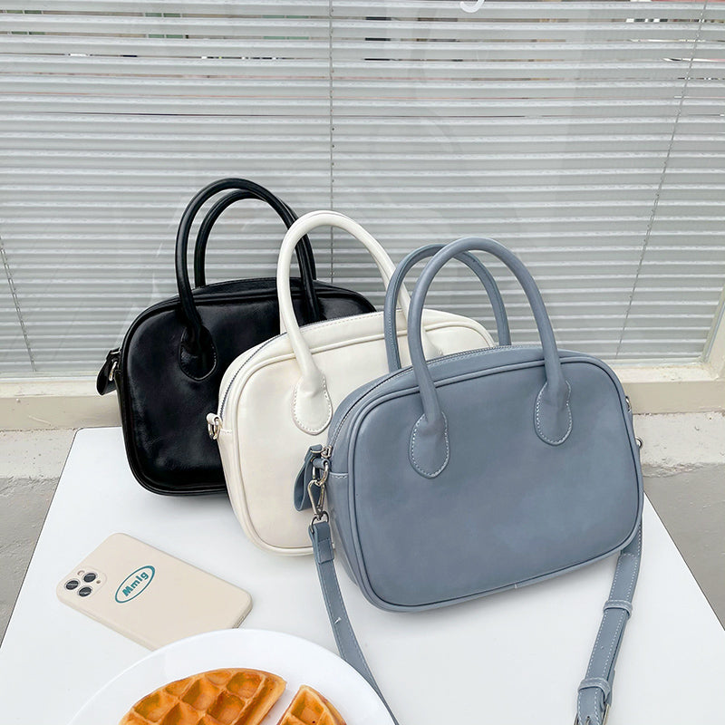 2025 Versatile Oil-Wax Leather Shoulder Handbag Crossbody Tote