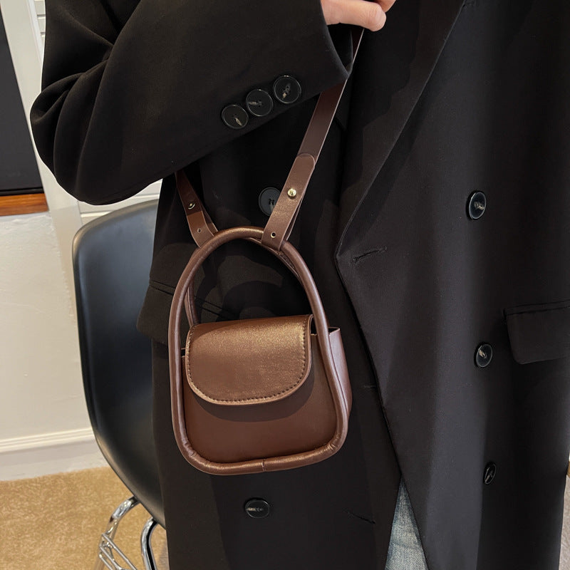 2025 Korean Spring New Solid Color Trendy Small Shoulder Crossbody Bag