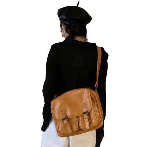 Women’s Retro Dark Academia Large Capacity Shoulder & Crossbody Bag