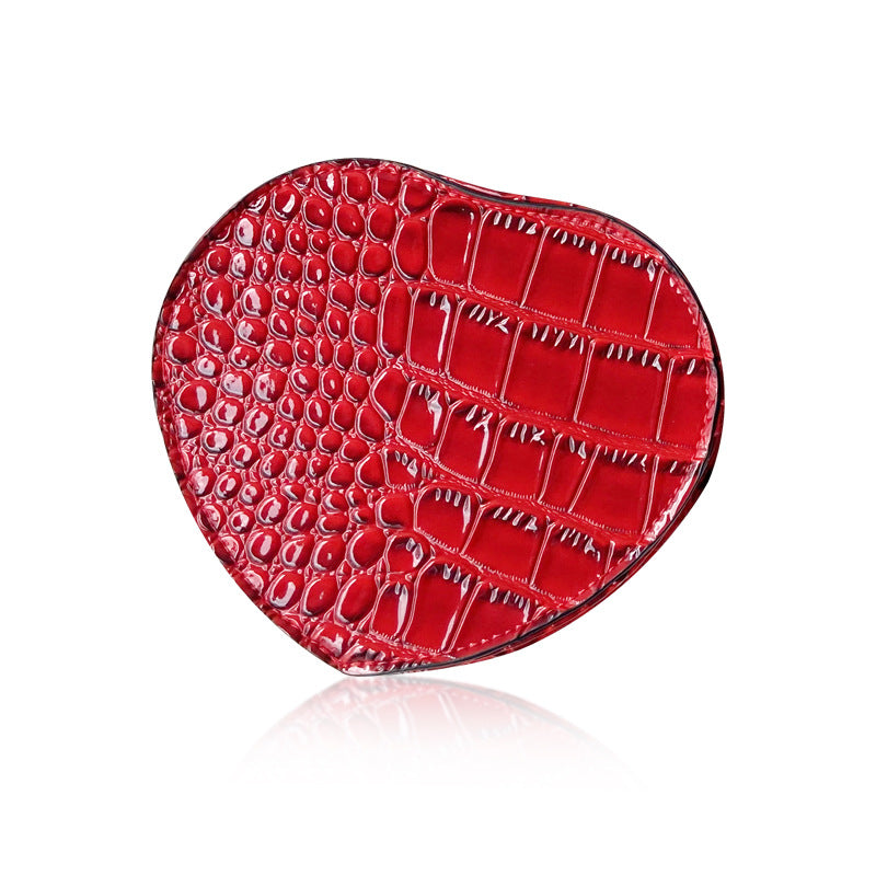 2025 Spring Summer Korean Crocodile Heart Chain Candy Color Small Shoulder Bag Crossbody