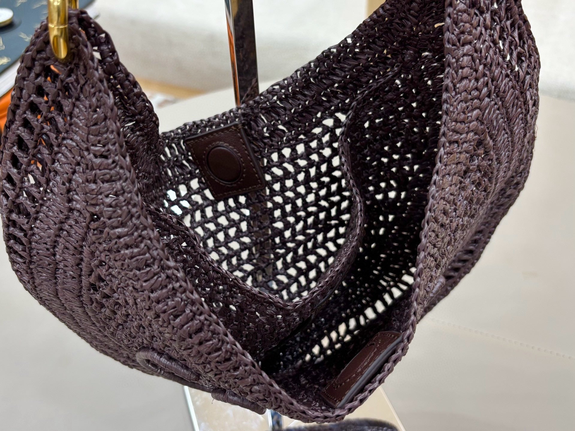 CHLO¨¦ 25S SUMMER BANANA HOBO BAG 36 IN BROWN