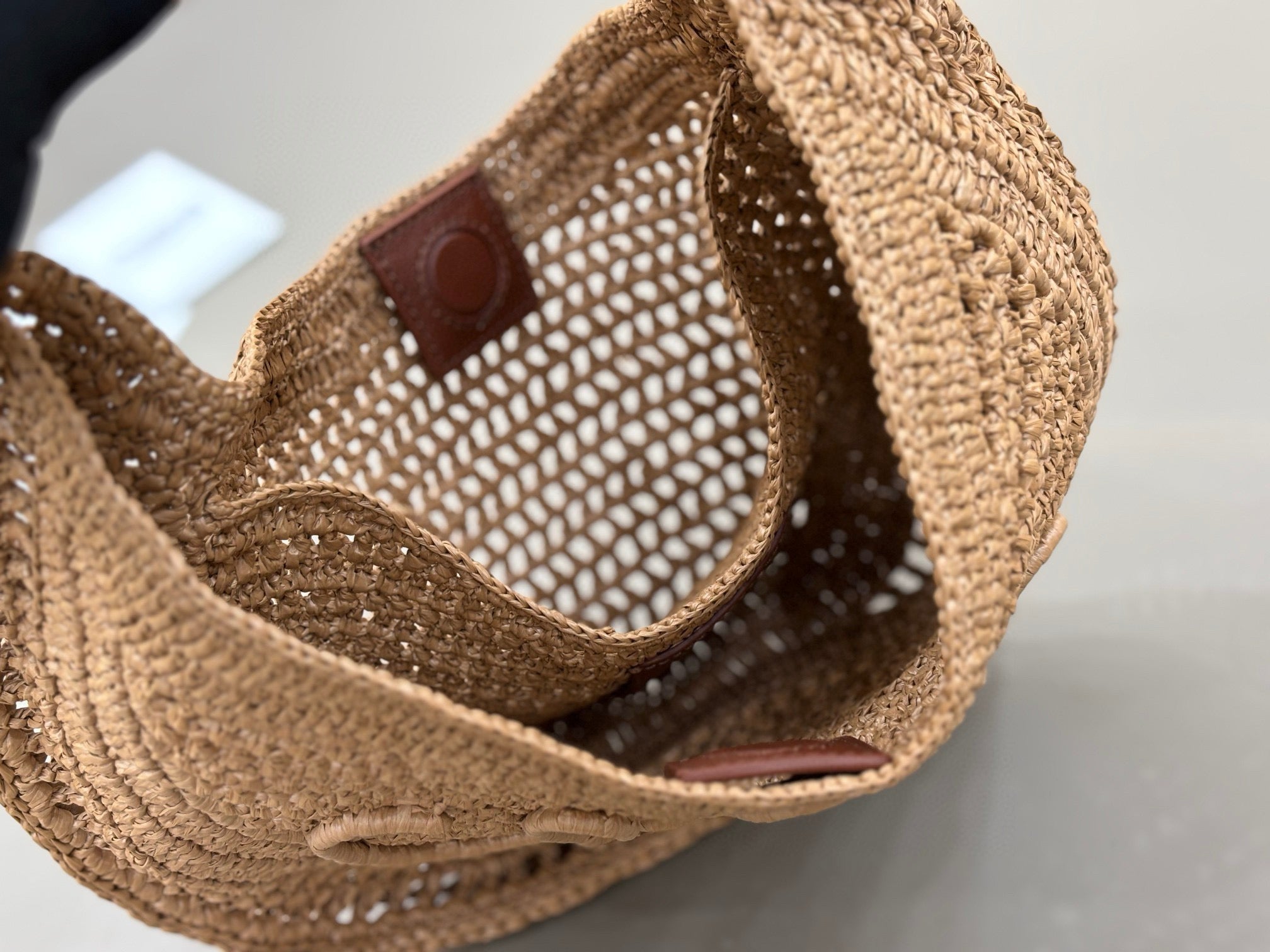 CHLO¨¦ 25S SUMMER BANANA HOBO BAG 36 IN LIGHT BROWN