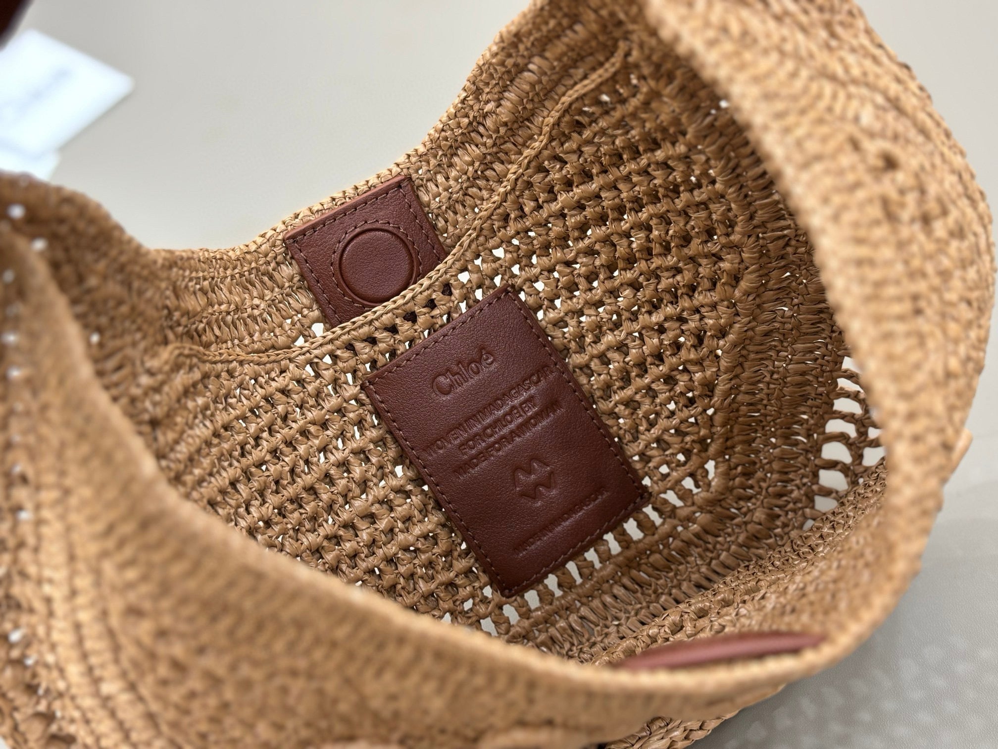 CHLO¨¦ 25S SUMMER BANANA HOBO BAG 36 IN LIGHT BROWN