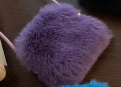 2025 Vintage Faux Fur Mini Crossbody Shoulder Coin Purse for Women
