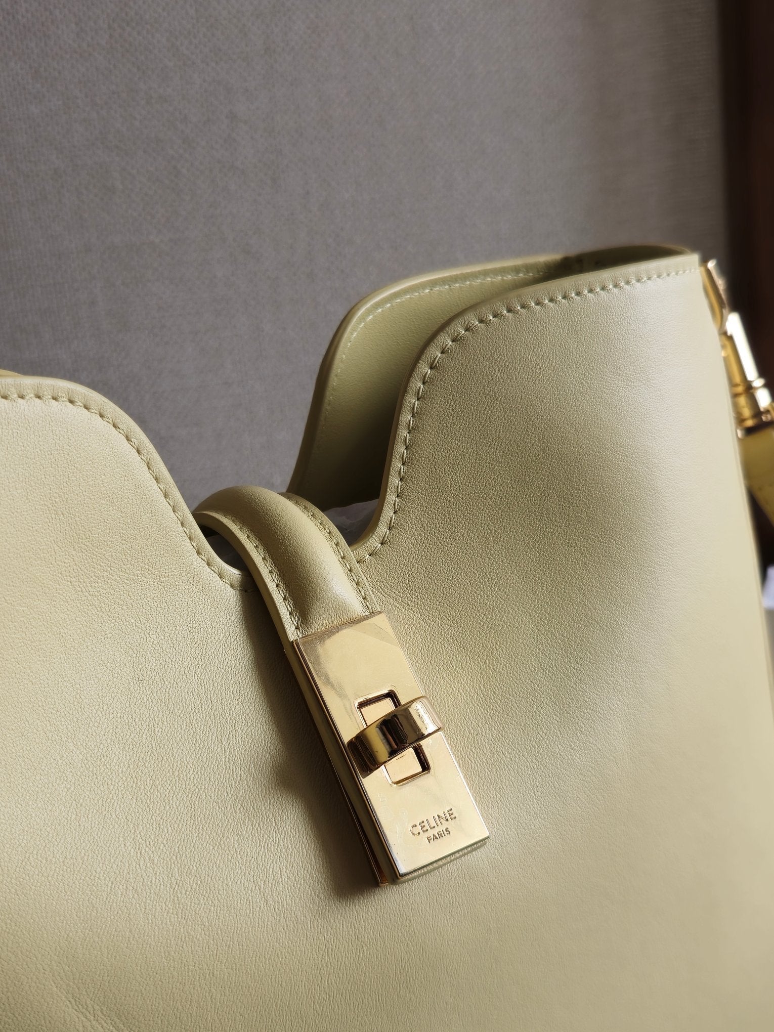 SMALL CAMILLE 16 SOFT BAG 24 IN SPRING YELLOW CALFSKIN