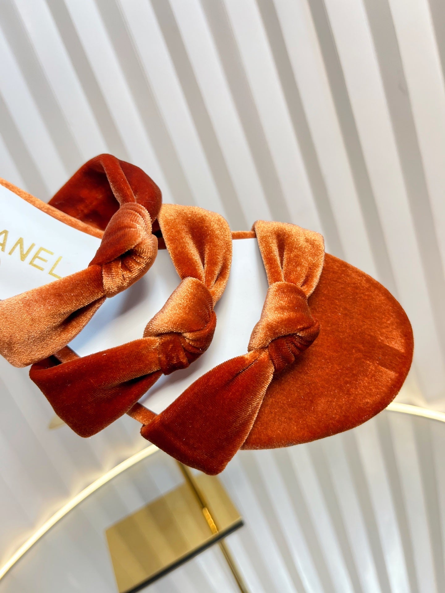 THREE STRAPS MULE IN RUSSET BROWN VELVET