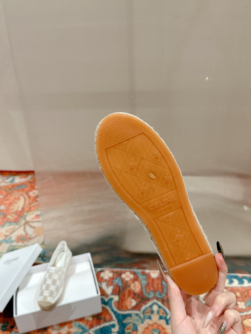 ESPADRILLES IN WHITE MESH