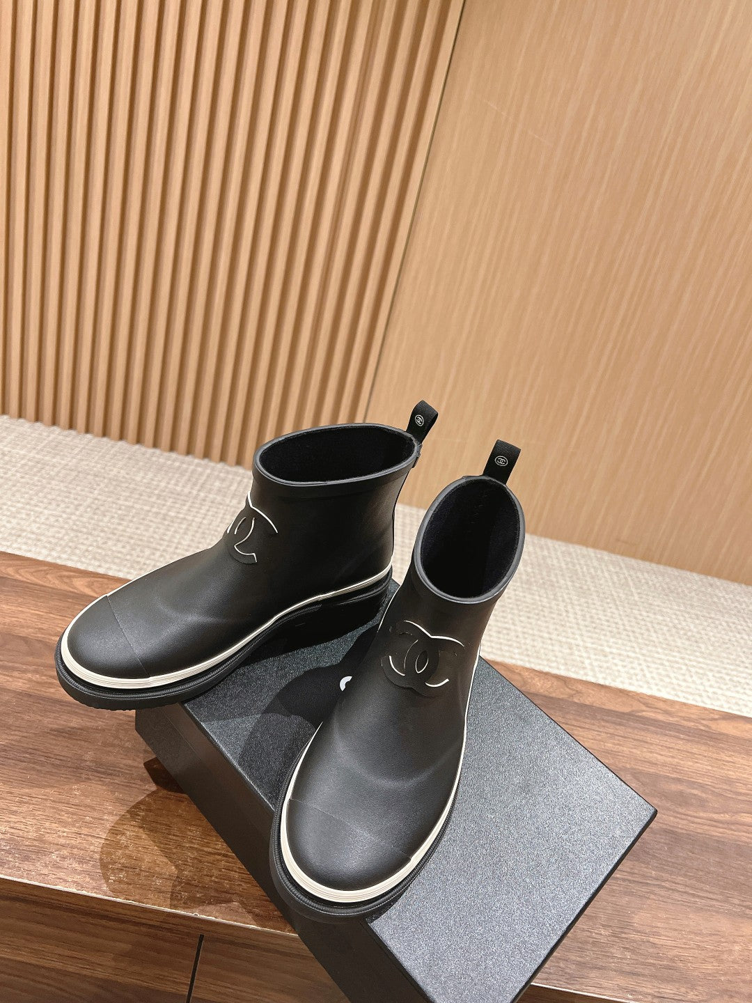CC RAIN BOOTS BLACK TPU