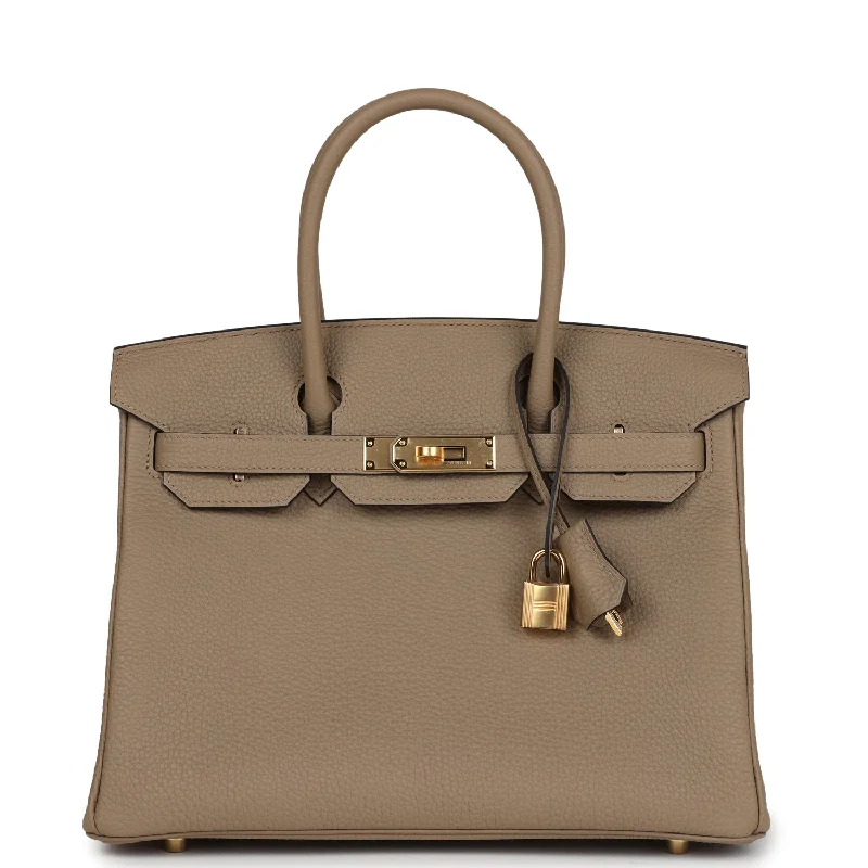 Hermes Birkin 30 Beige Marfa Togo Gold Hardware