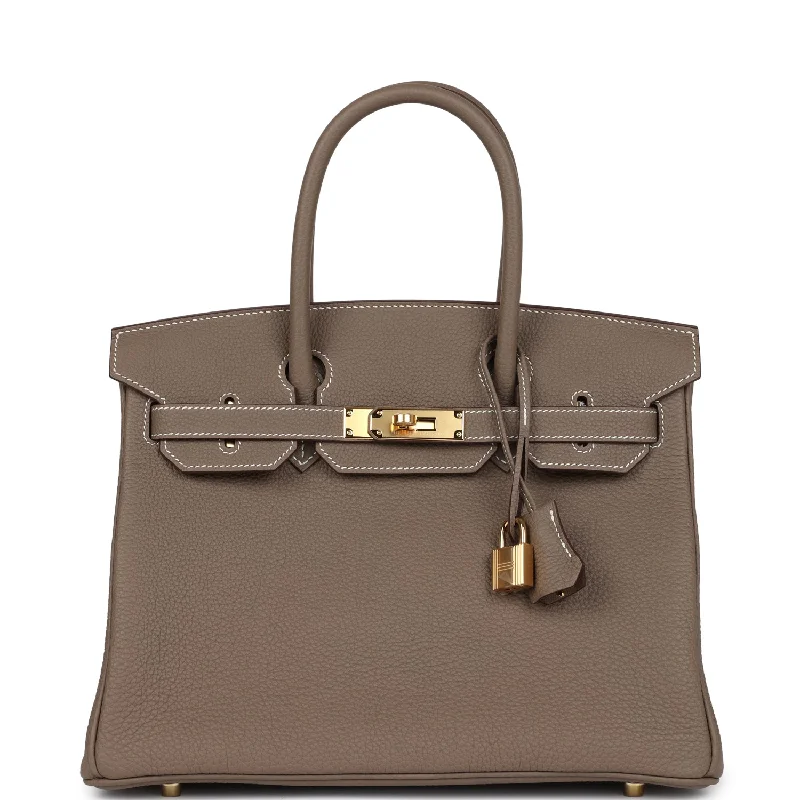 Hermes Birkin 30 Etoupe Togo Gold Hardware