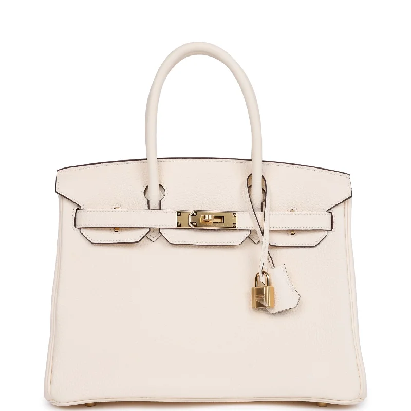 Hermes Birkin 30 Nata Clemence Gold Hardware