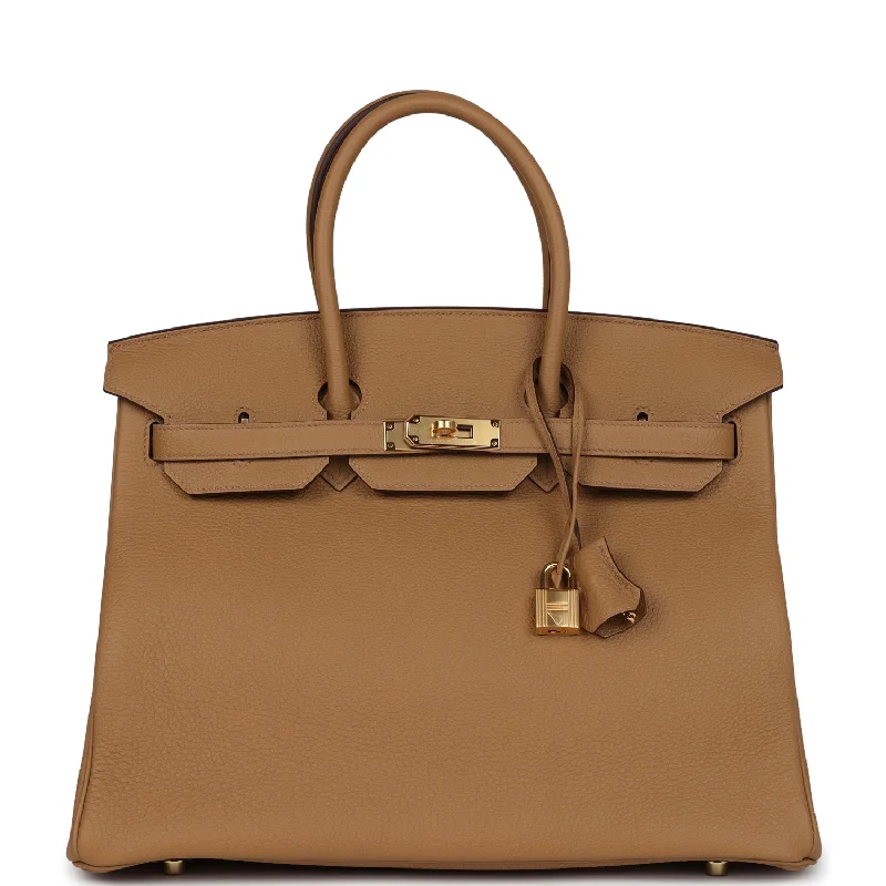 Hermes Birkin 35 Biscuit Togo Gold Hardware