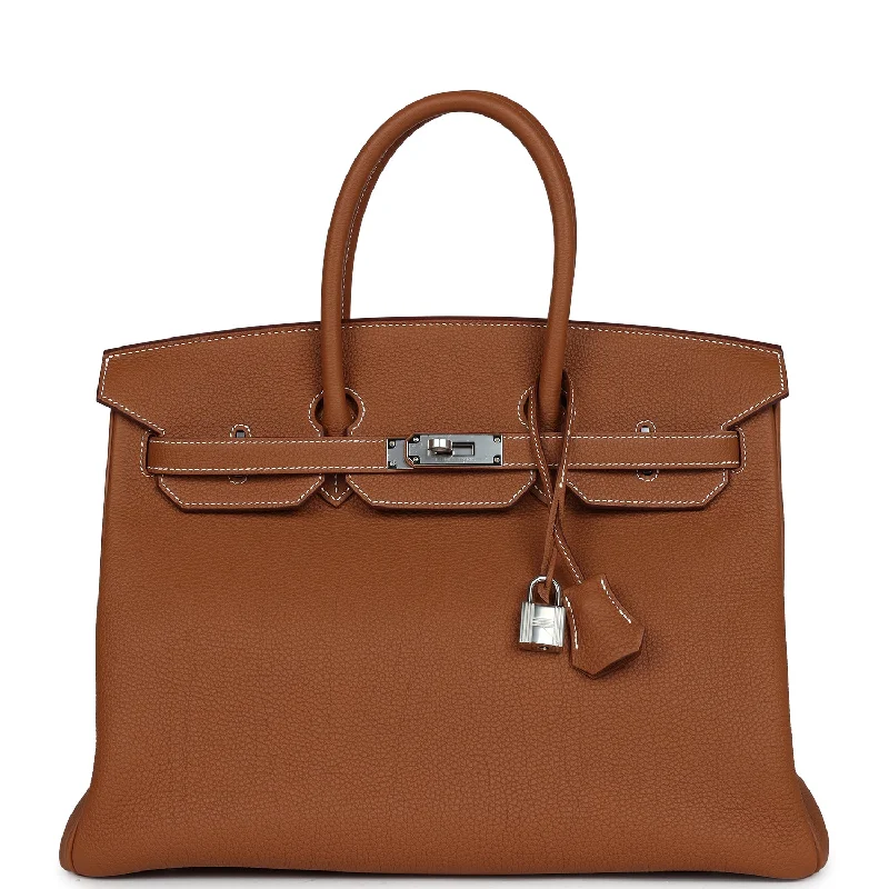 Hermes Birkin 35 Gold Togo Palladium Hardware