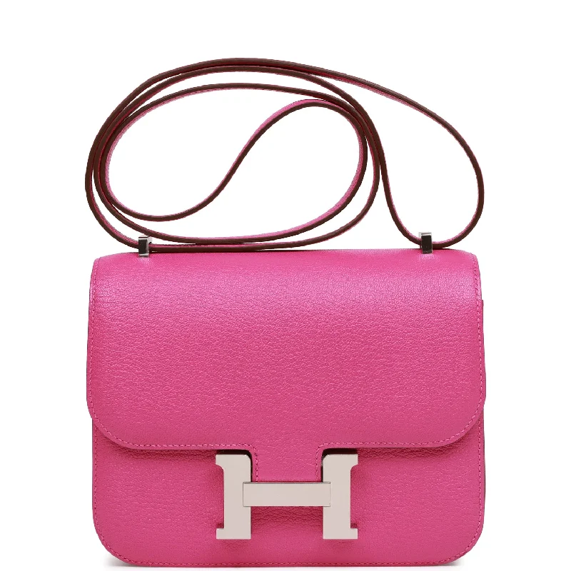 Hermes Constance 18 Magnolia Chevre Palladium Hardware