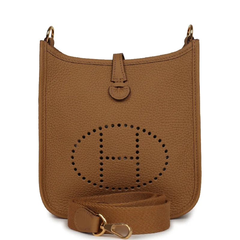 Hermes Evelyne TPM Biscuit Clemence Gold Hardware