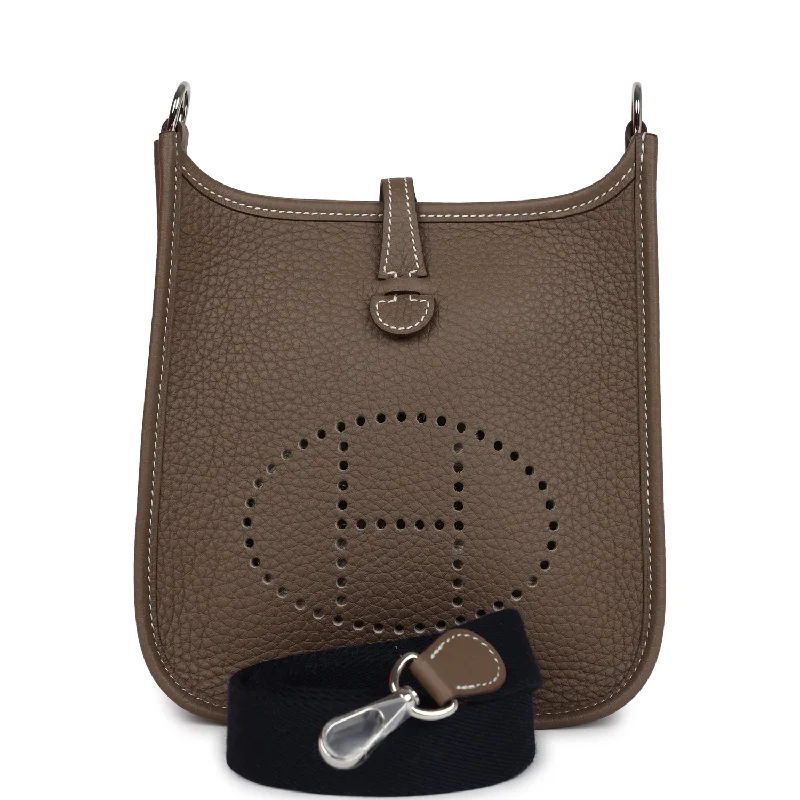 Hermes Evelyne TPM Etoupe Clemence Palladium Hardware