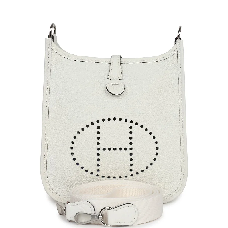 Hermes Evelyne TPM New White Maurice Palladium Hardware