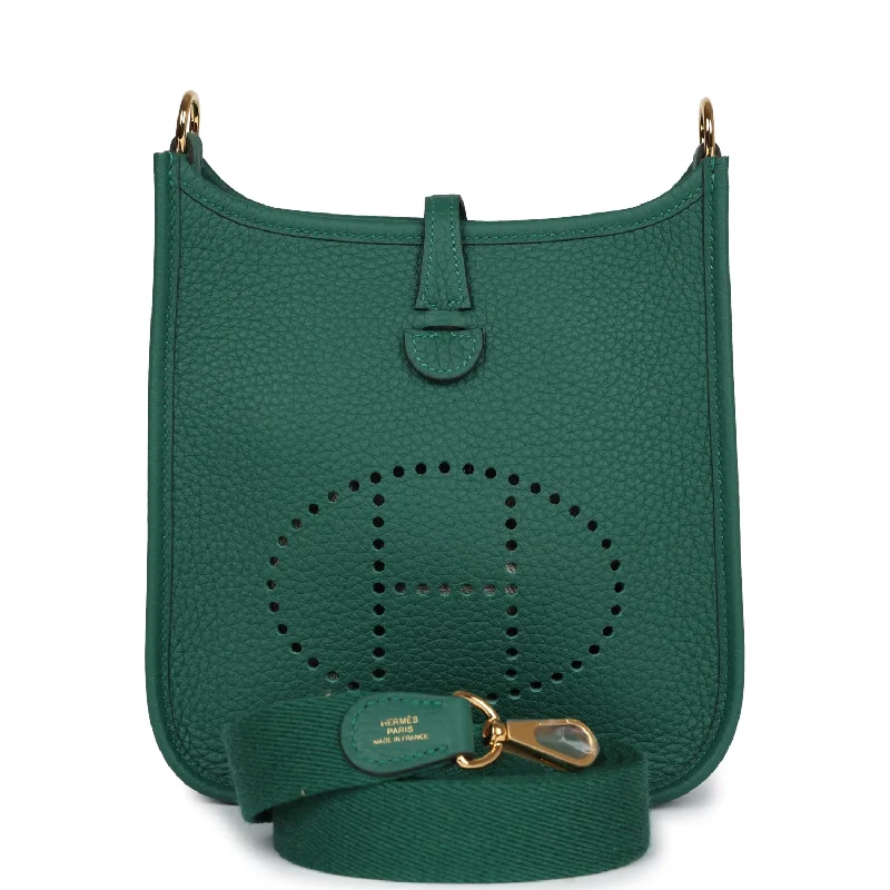 Hermes Evelyne TPM Vert Moyen Clemence Gold Hardware