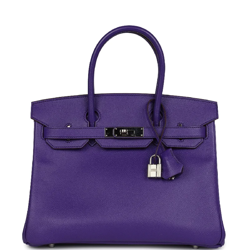  Hermes Birkin 30 Crocus Epsom Palladium Hardware