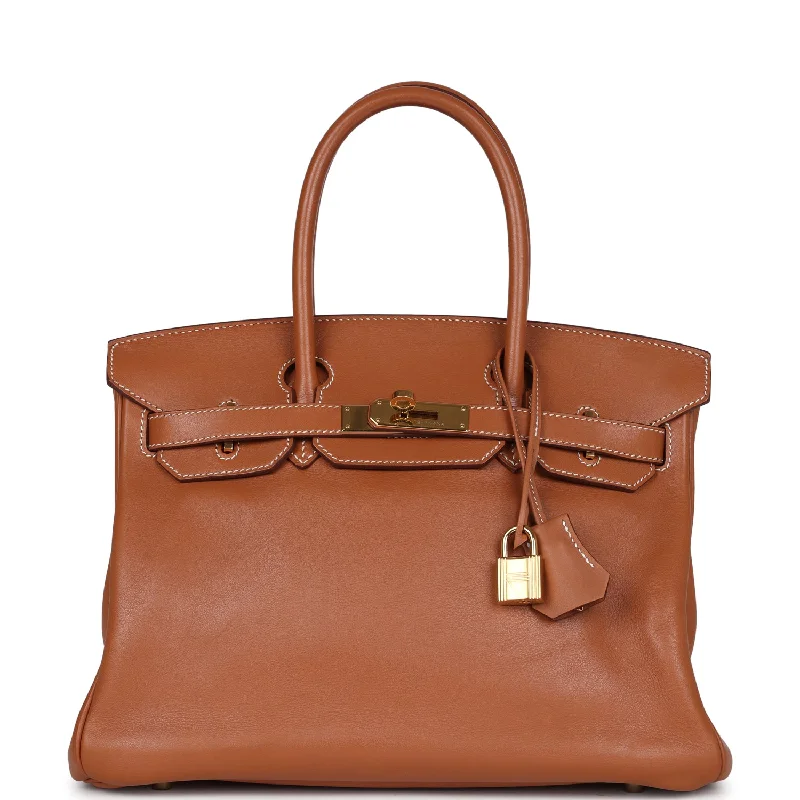  Hermes Birkin 30 Fauve Swift Gold Hardware