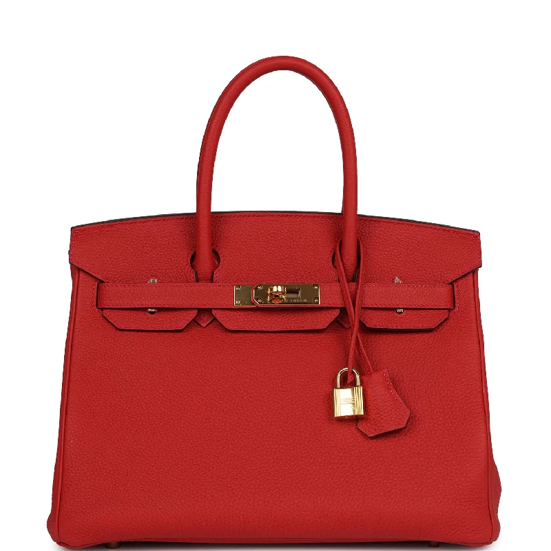  Hermes Birkin 30 Geranium Togo Gold Hardware