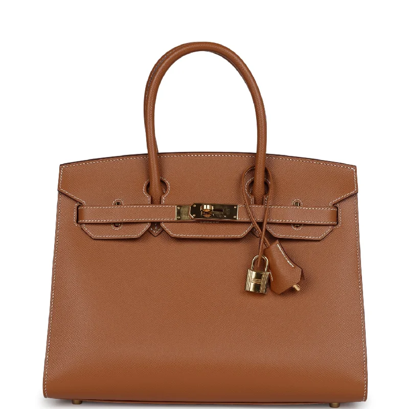  Hermes Birkin Sellier 30 Gold Epsom Gold Hardware