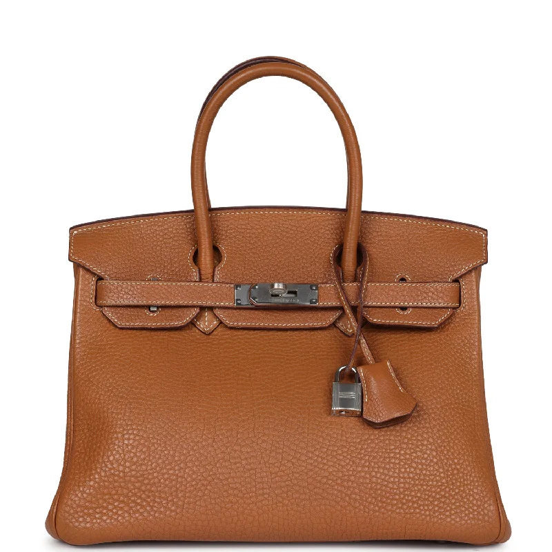  Hermes Birkin 30 Gold Togo Palladium Hardware