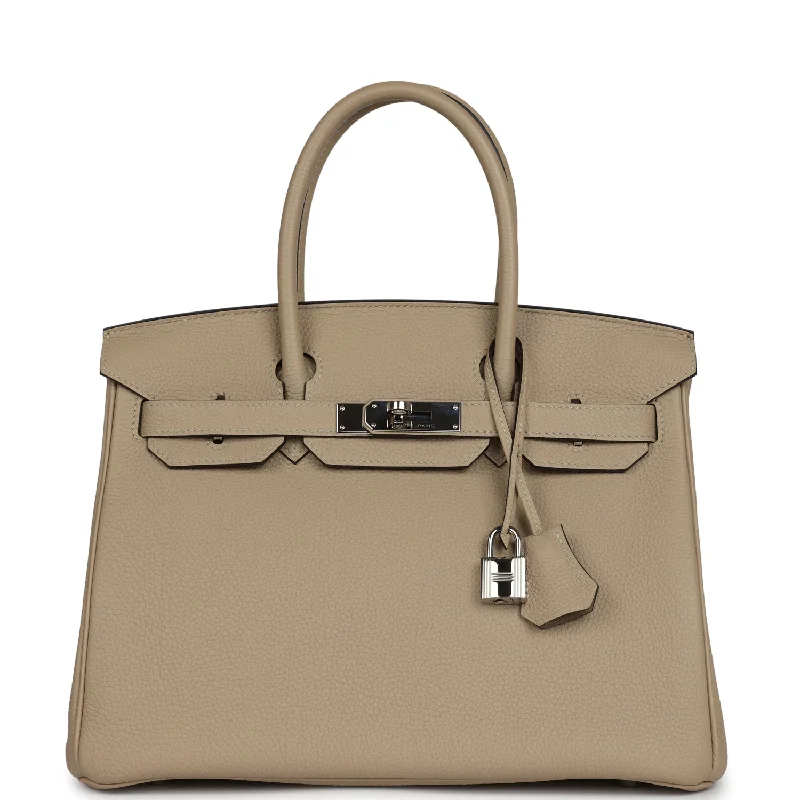  Hermes Birkin 30 Trench Togo Palladium Hardware