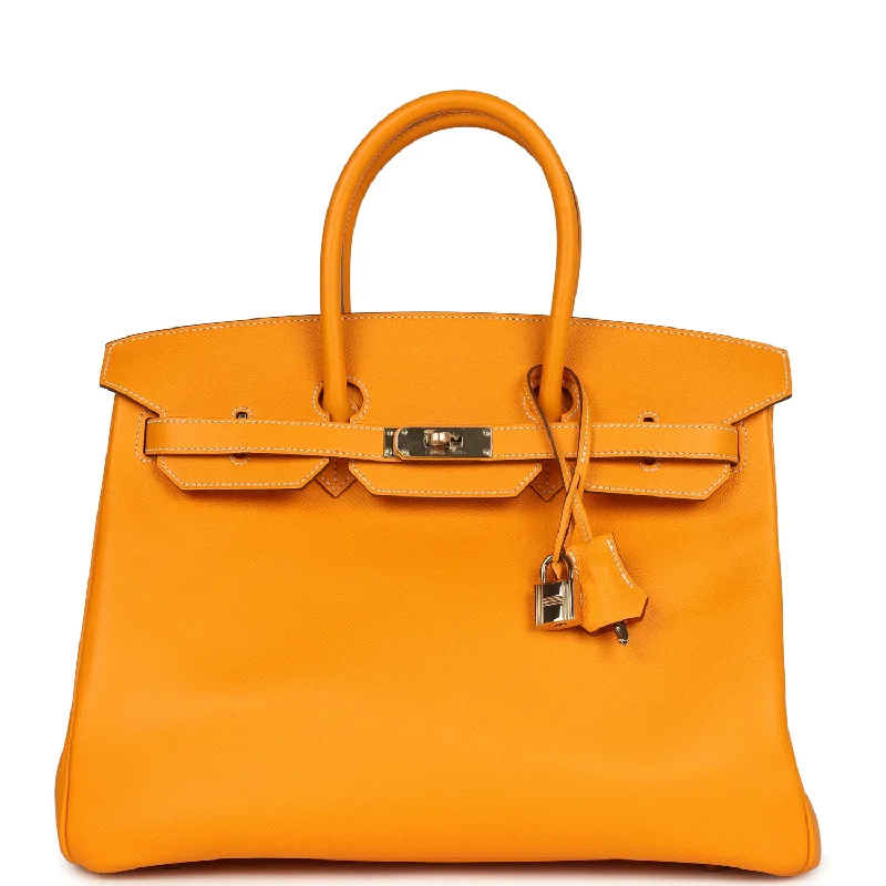  Hermes Birkin 35 Jaune D'or Candy Epsom Permabrass Hardware