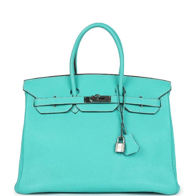  Hermes Birkin 35 Lagon Togo Palladium Hardware