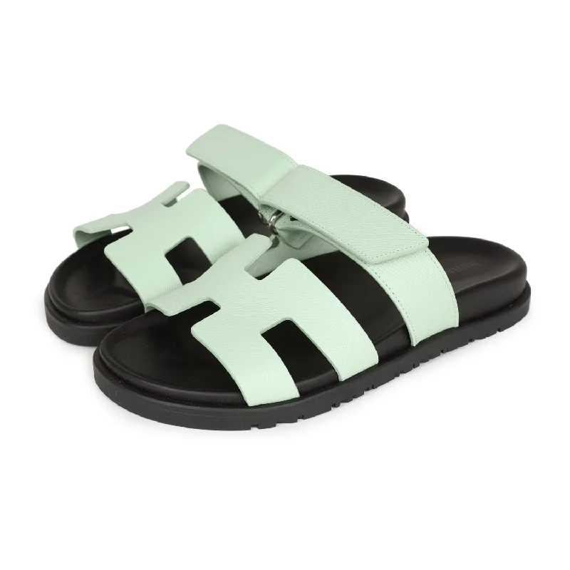 Hermes Chypre Sandal Vert Jade Epsom Palladium Hardware