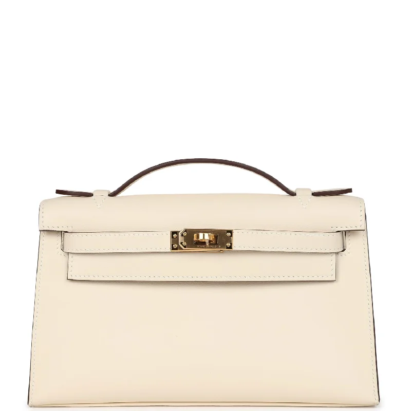 Hermes Kelly Pochette Nata Swift Gold Hardware