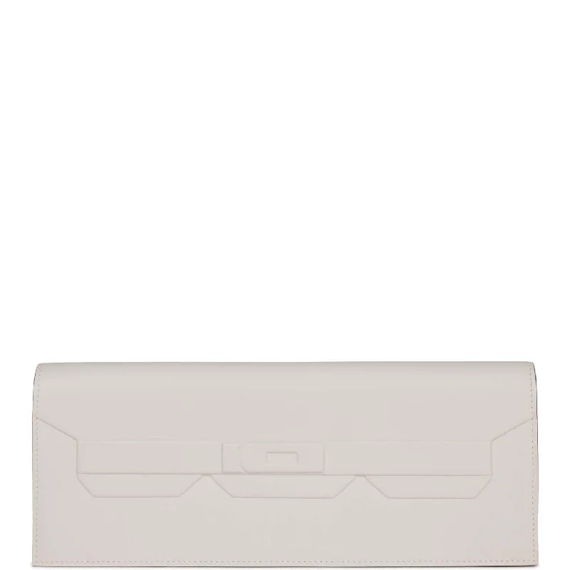 Hermes Shadow Kelly Cut Gris Pale Swift