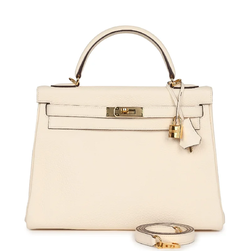 Hermes Kelly Retourne 32 Nata Clemence Gold Hardware